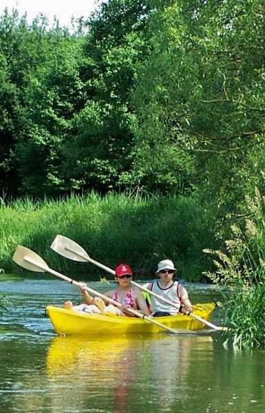 Start on the Biała Nida River – 4-days kayaking trip
